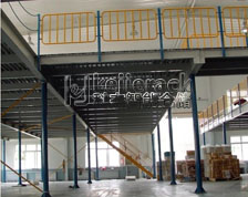 Steel structure of working platform